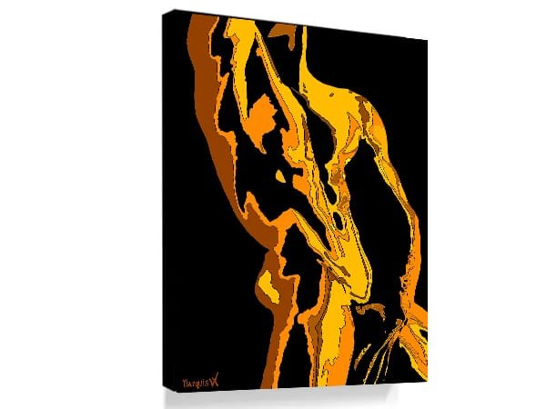 Aqua Man — Gold, edge detail