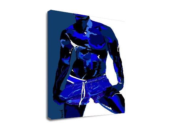 David — Blue, edge detail