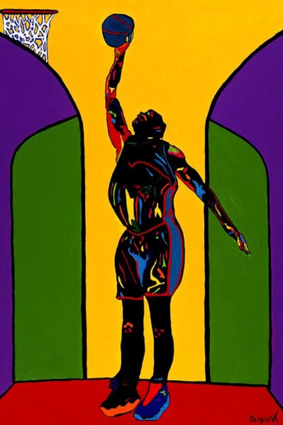 Slam Dunk, Canvas, by Marquis Leo